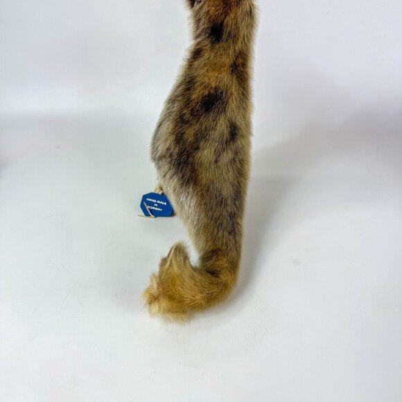 Vintage Genuine Seal Fur Borgen Stuffed Figurine Handmade In Norway 8" - Picture 5 of 9